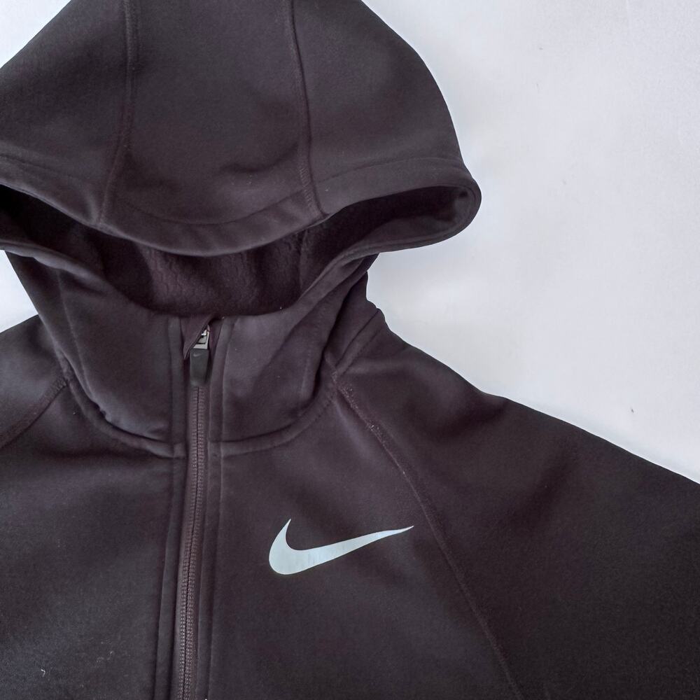 Nike Drifit Full Zip Hooded Lined Jacket - Youth Large - Picture 3 of 4